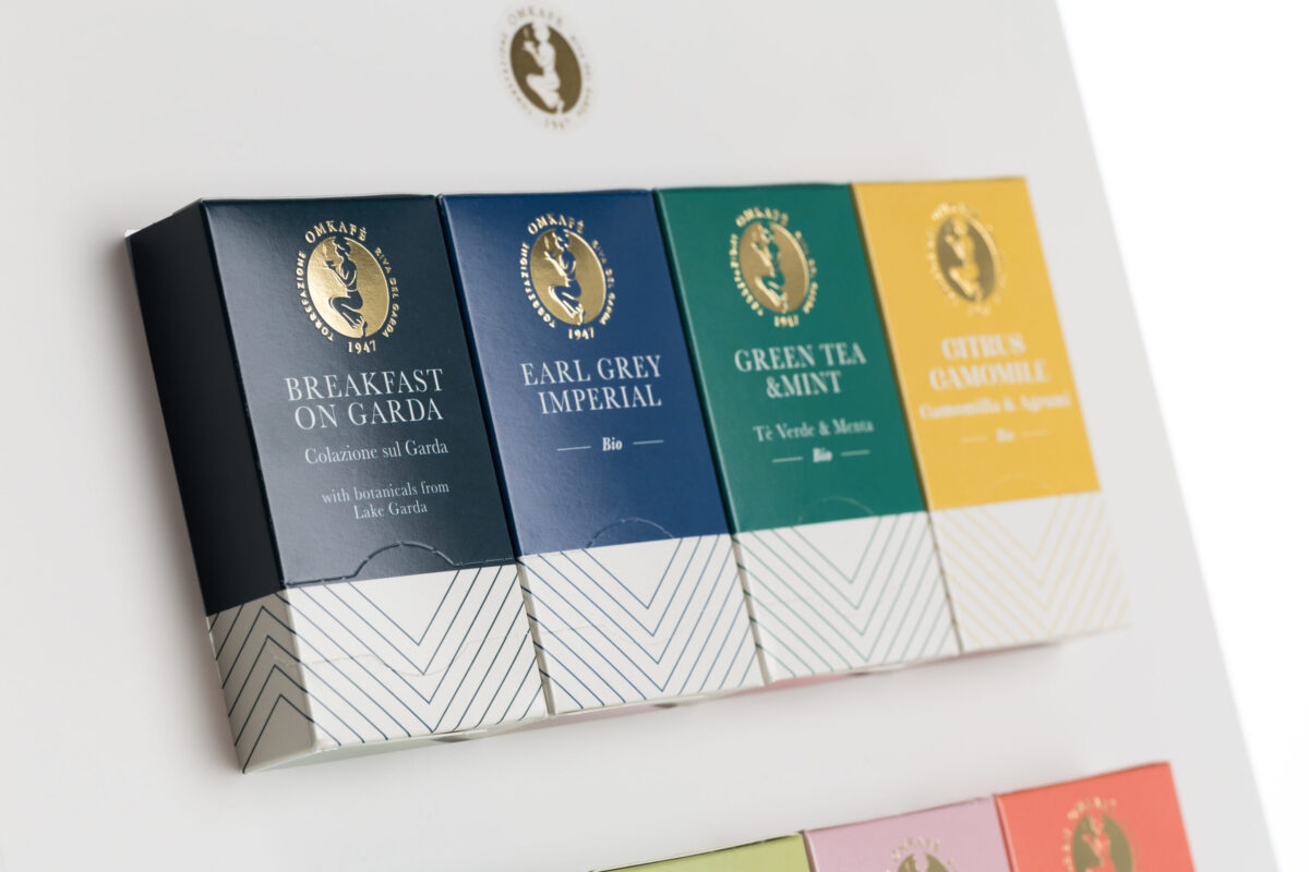 Packaging carta Prestige Omkafè